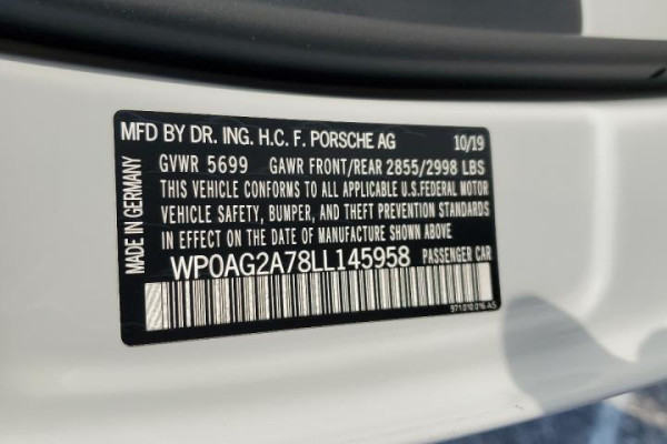 2020 Porsche Panamera с пробегом 54 541 миль